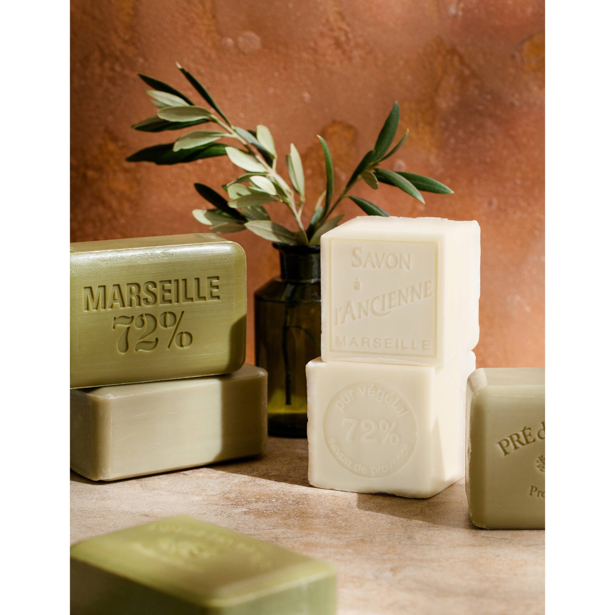 European Soaps Refined Natural Marseille Soap Cube, 300g